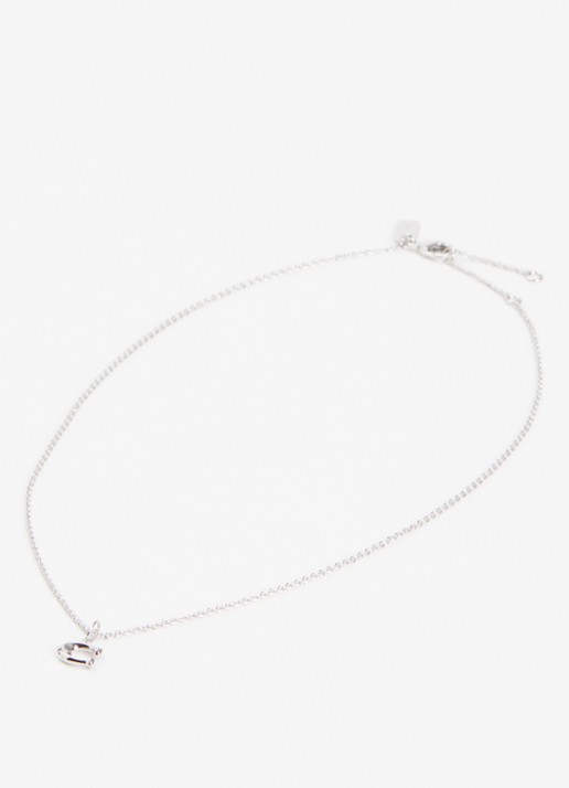 Coach Dames Signature C ketting met hanger in de kleur Zilver, maat: OS