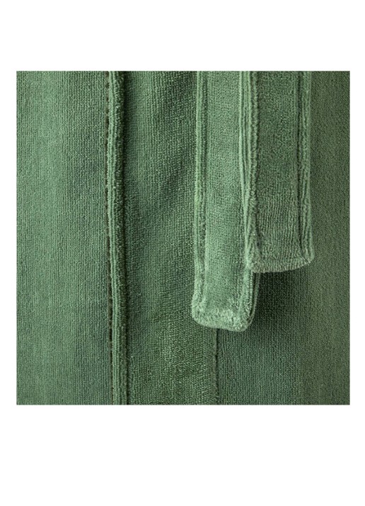 BOSS Heren Badjas met logoborduring in de kleur Groen