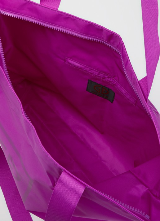 Goldbergh Dames Famous shopper met logo in de kleur Paars, maat: ONE SIZE