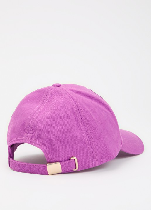 Goldbergh Dames Valencia pet met logoborduring in de kleur Paars, maat: ONE SIZE
