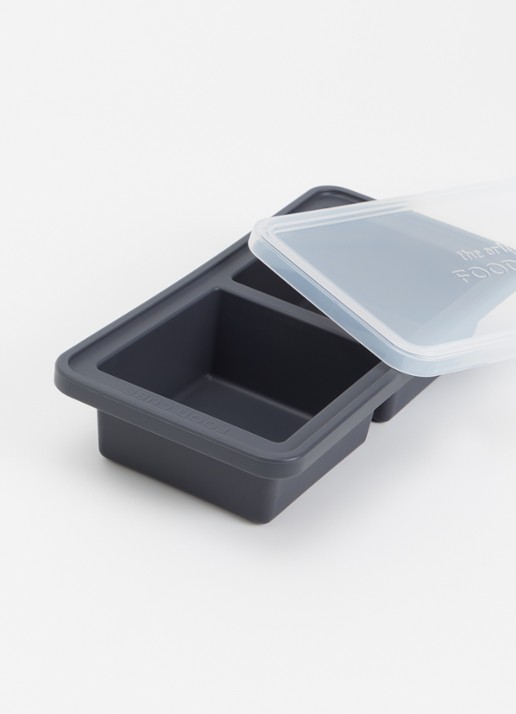Original Food Cube Mealprep bak 2 x 0,5 l Donkergrijs - Deal