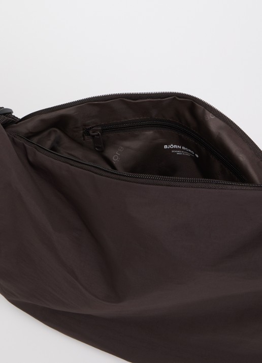 Björn Borg Dames Studio Active schoudertas met verstelbare schouderriem in de kleur Donkerbruin, maat: ONE SIZE