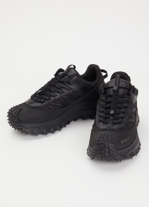 Moncler Heren Trailgrip Gore-Tex sneaker met leren details in de kleur Zwart, maat: 43