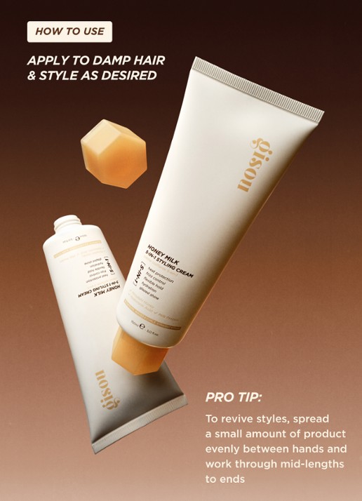 Gisou Honey Milk 5-in-1 Styling Cream - Styling crème 50ml Verzorging - Deal