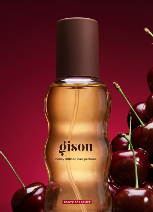 Gisou Honey Infused Hair Perfume - haarparfum Cherry Chocolate 15ml Geuren - Deal