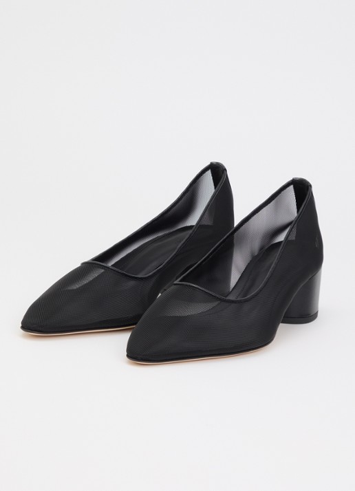 Dear Frances Dames Topo pump van leer in de kleur Zwart, maat: 41