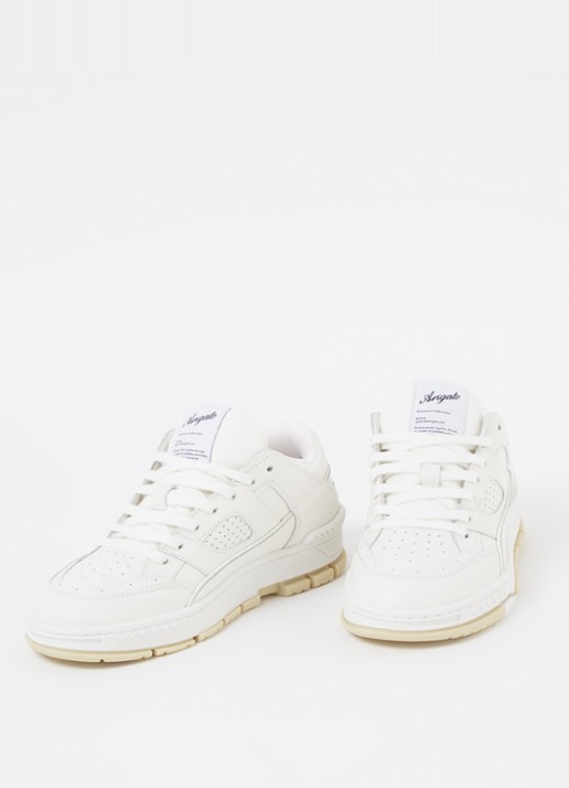 Axel Arigato Dames Area Lo sneaker van leer in de kleur Gebroken wit, maat: 41