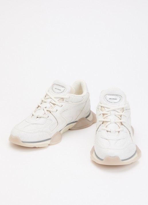 Axel Arigato Dames Eris Crackled sneaker van leer in de kleur Gebroken wit, maat: 36