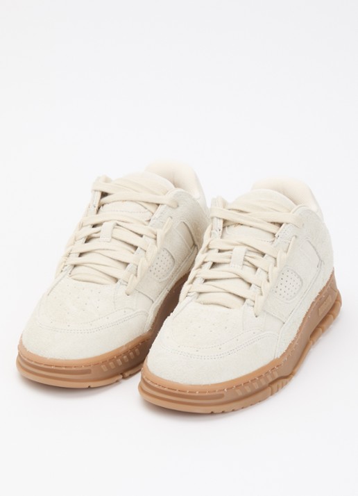 Axel Arigato Dames Area Lo sneaker van suède in de kleur Creme, maat: 41