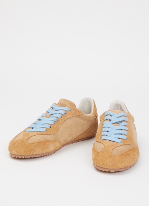 Axel Arigato Dames Daze runner sneaker van suéde in de kleur Beige, maat: 37