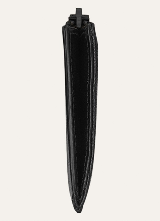 Saint Laurent Dames Cassandre pasjeshouder van quilted kalfsleer in de kleur Zwart