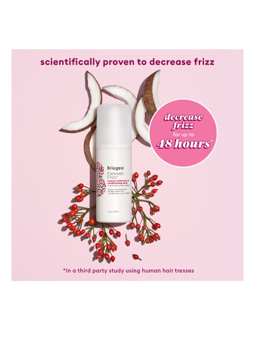 Briogeo Mini Farewell Frizz™ Rosarco Milk Leave-In Conditioning Spray - travel size leave-in haarspray 1 MAAT Verzorging - Deal