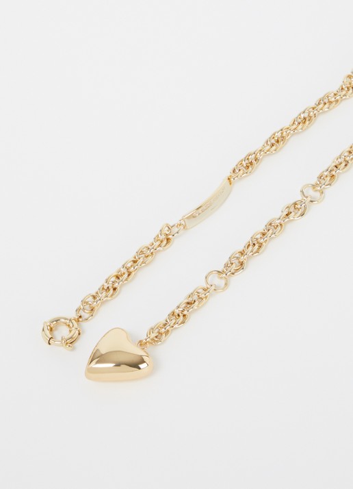 Claudie Pierlot Dames Schakelriem met logo in de kleur Goud