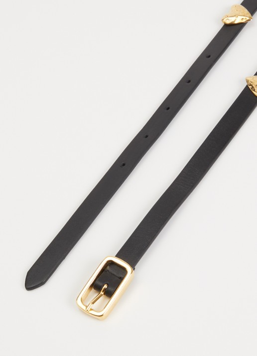 Claudie Pierlot Dames Riem met bedels in de kleur Zwart
