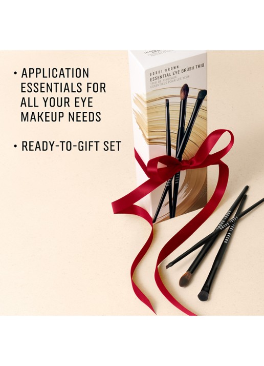Bobbi Brown Essential Eye Brush Trio Essentiële set van 3 oogkwasten - make-up set 1MAAT Cadeausets - Deal