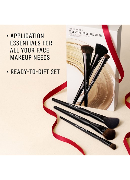 Bobbi Brown Essential Face Brush Trio Face Brush Set - make-up set 1MAAT Cadeausets - Deal