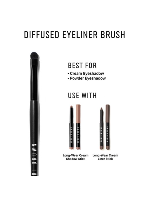 Bobbi Brown Diffused Eye Liner Brush Eyelinerkwast - eyeliner kwast 1MAAT Make-up - Deal