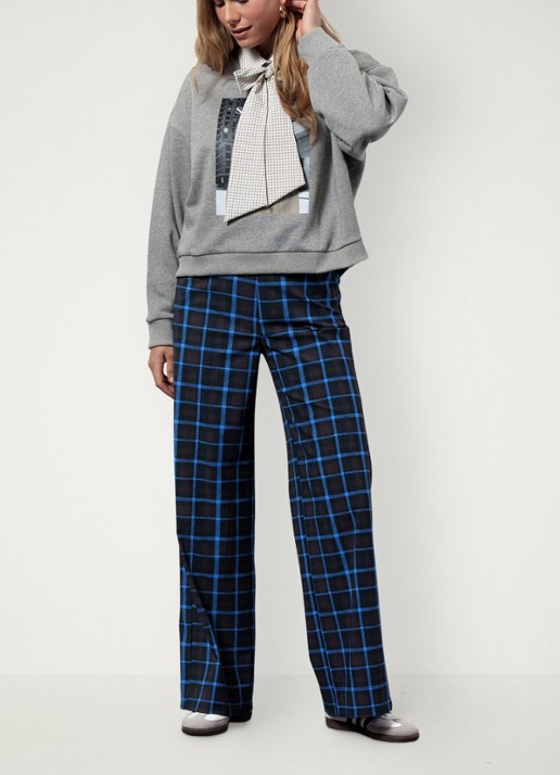 Studio Anneloes Dames Sweater met print in de kleur Grijsmele, maat: L