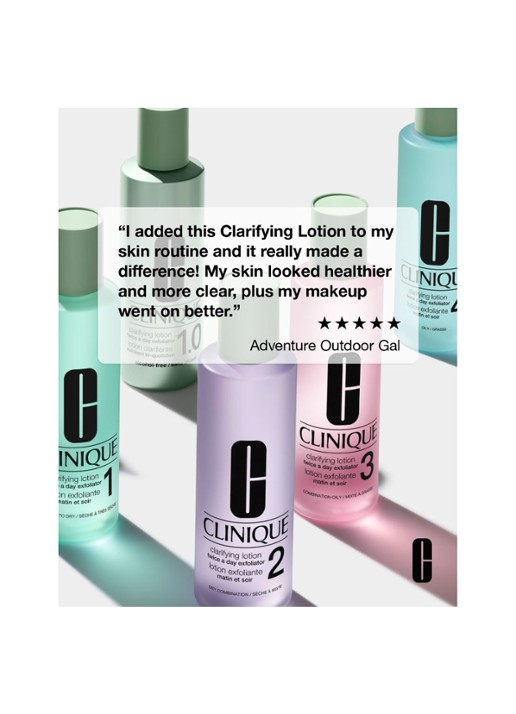 Clinique Stap 2: Exfoliëren - Clarifying Lotion huidtype 3 - vette/gemengde huid - gezichtslotion 200 ML Verzorging - Deal