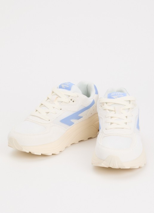Hi-Tec Dames HTS Shadow RGS sneaker van suède met details van mesh in de kleur Lichtblauw, maat: 36