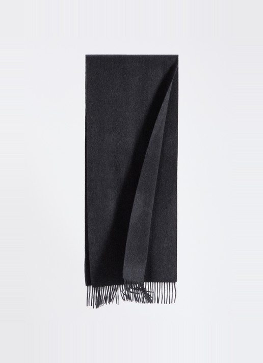 TOM FORD Heren Sjaal van kasjmier 35 x 196 cm in de kleur Antraciet, maat: OS