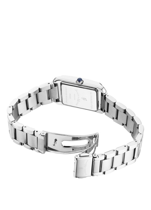 Jacques du Manoir Dames Emily III horloge JWL0580 in de kleur Zilver - JWL05801, maat: 23x35mm