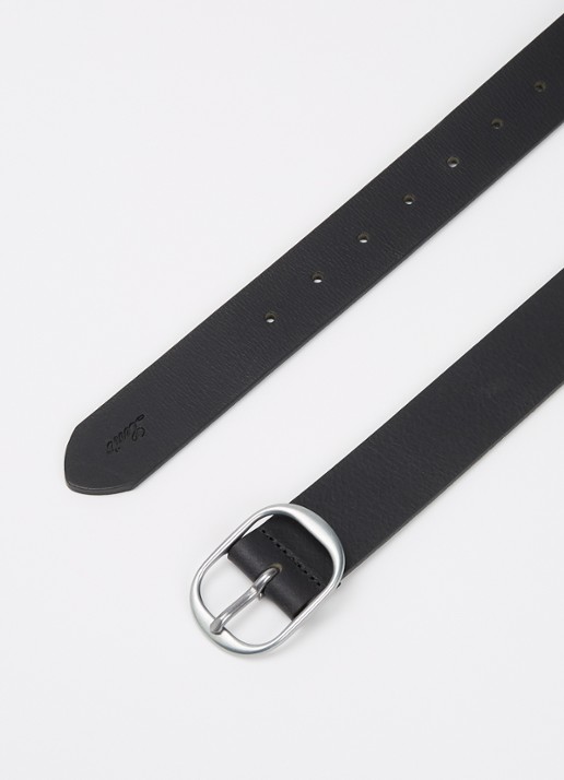 Levi's Dames Madison riem van leer in de kleur Zwart