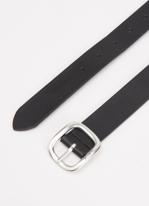 Levi's Dames Cameron reversible riem van leer in de kleur Zwart