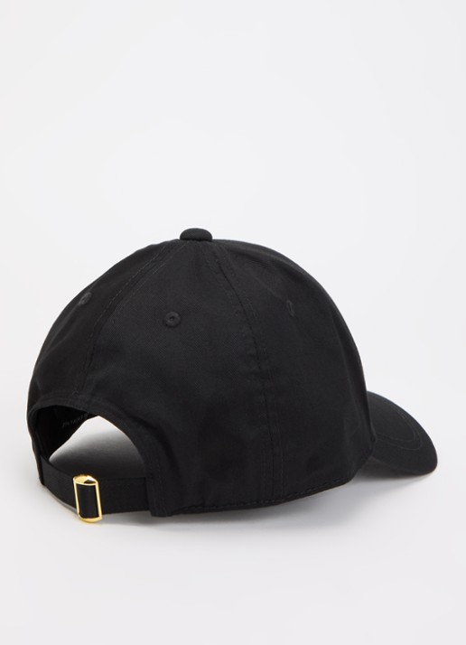 Armani Heren Pet met logoborduring in de kleur Zwart