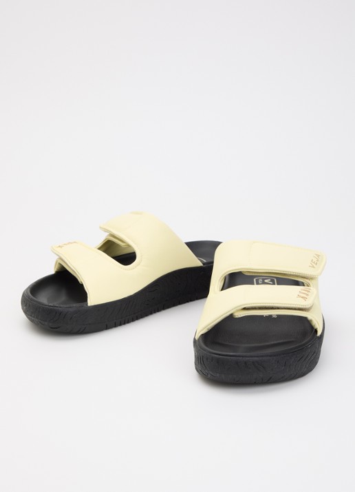 Veja Dames Etna Bold slipper van leer in de kleur Gebroken wit, maat: 41