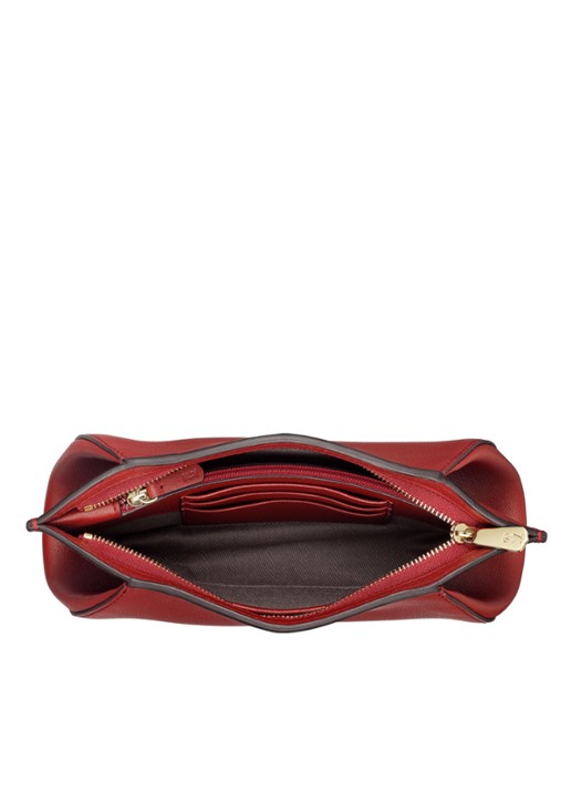 Cartier Dames C de Cartier clutch van leer L3001479 in de kleur Donkerrood