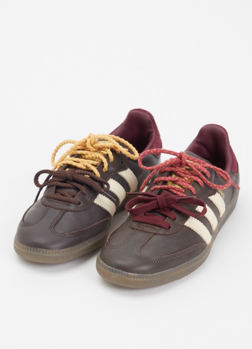 Adidas Dames Samba OG sneaker van leer in de kleur Donkerbruin, maat: 42