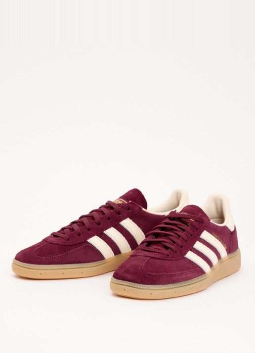 Adidas Dames Handball Spezial sneaker van suède in de kleur Bordeauxrood, maat: 40