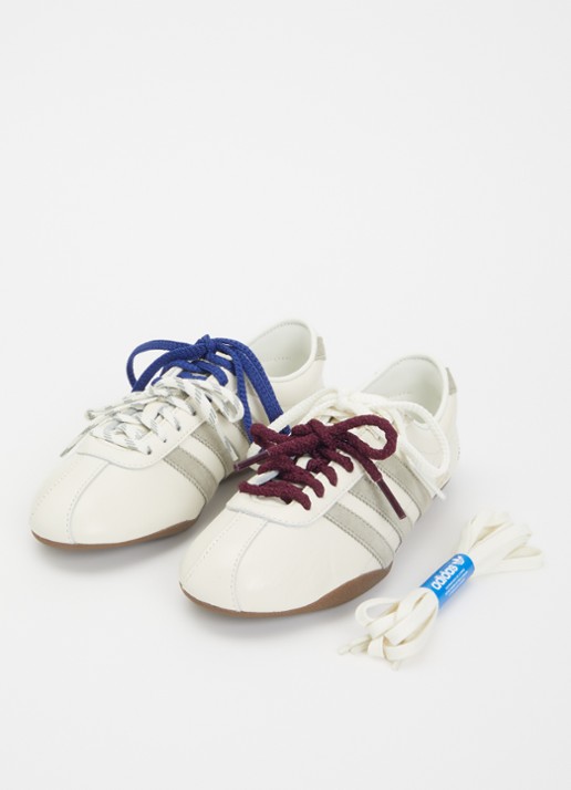 Adidas Dames Tokyo W sneaker van leer met suède details in de kleur Gebroken wit, maat: 40