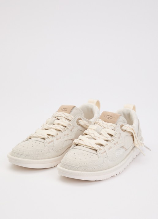 UGG Dames Minimel sneaker van suède in de kleur Beige, maat: 41