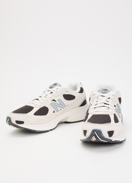 New Balance Heren 2010 sneaker met suède details in de kleur Beige, maat: 42