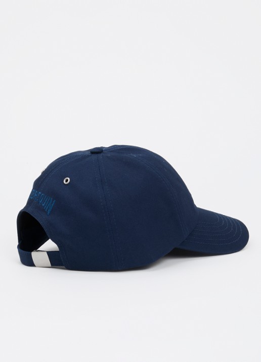 Vilebrequin Heren Pet met borduring in de kleur Donkerblauw, maat: One Size