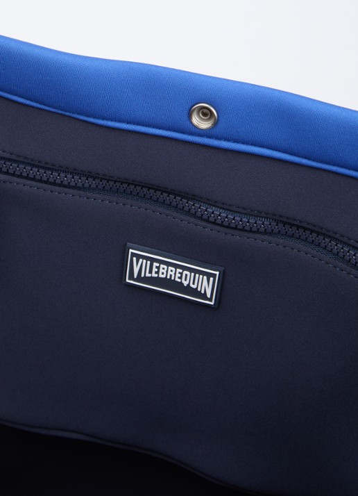 Vilebrequin Heren Shopper met logo in de kleur Blauw, maat: One Size