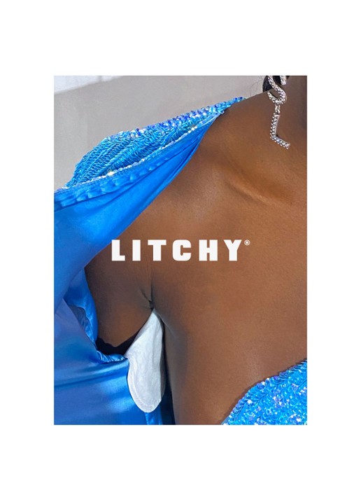 Litchy Dames Sweat Pads in 5-pack in de kleur Wit, maat: 1 SIZE