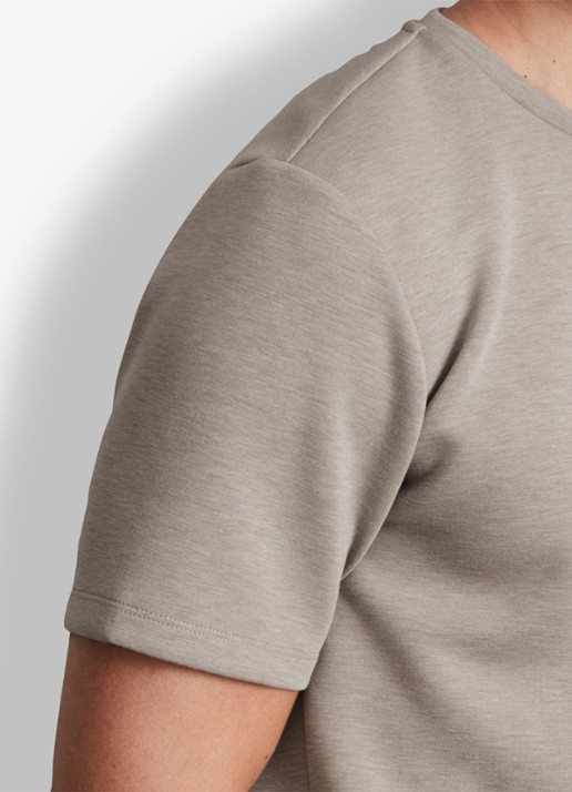 Reiss Heren T-shirt van scuba in de kleur Taupe