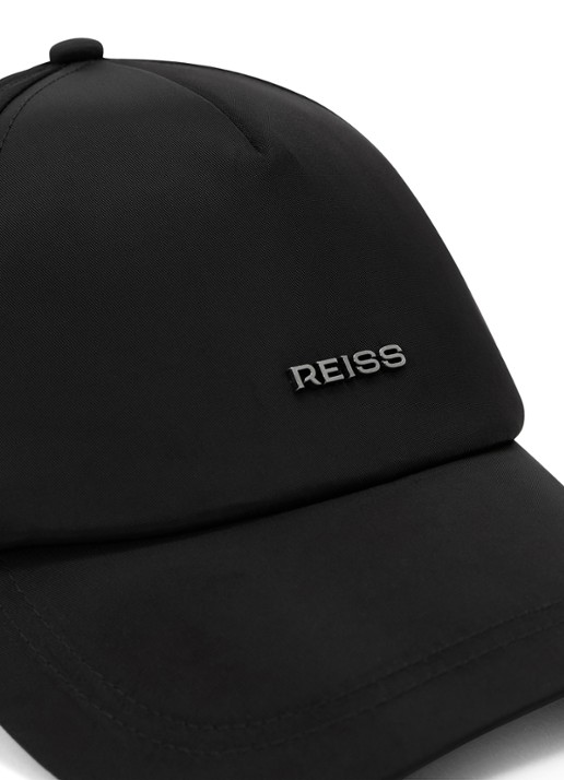 Reiss Heren Emery pet met logoprint in de kleur Black / Zwart