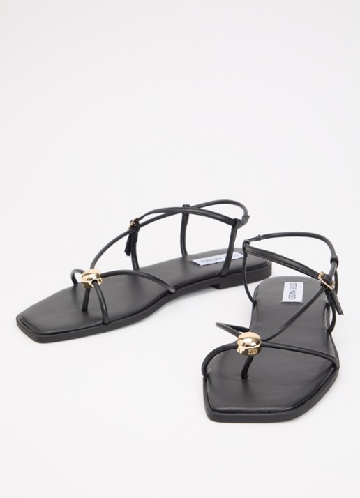 Steve Madden Dames Tiki sandaal in de kleur Zwart, maat: 40