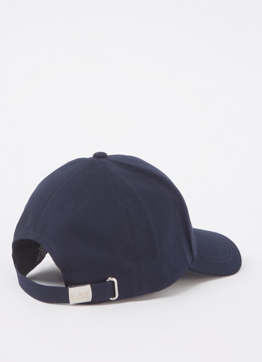 Armani Heren Baseball pet met logo in de kleur Blauw