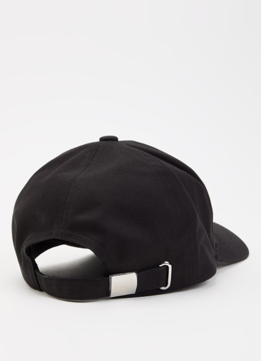 Armani Heren Pet met logo in de kleur Zwart