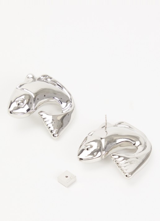 Jacquemus Dames Les Boucles oorstekers in de kleur Zilver, maat: o/s