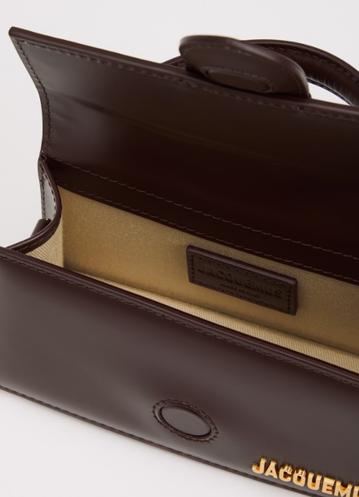 Jacquemus Dames Le Bambino handtas van leer met afneembare schouderriem