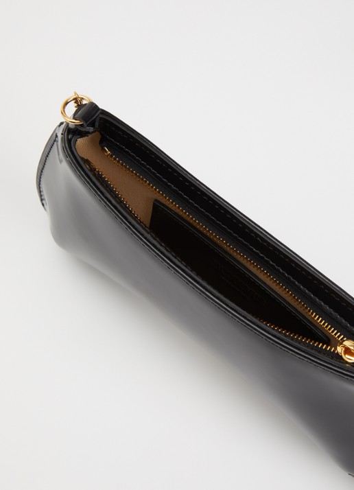 Jacquemus Dames Le Petite Bisou handtas van kalfsleer met logo