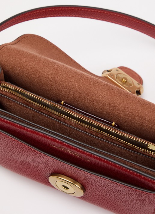 Coach Dames Tabby 20 schoudertas van leer met afneembare schouderriem in de kleur Rood, maat: 1SZ