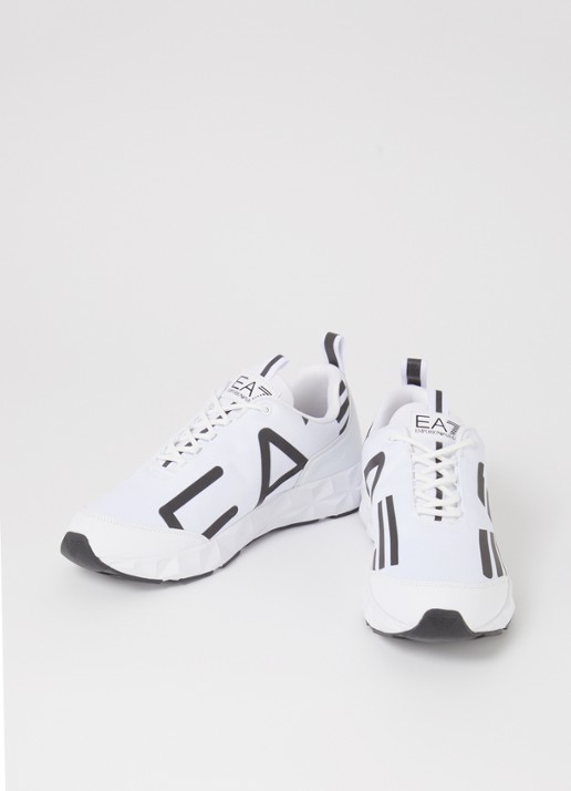 Armani Heren Sneaker met logo in de kleur Wit