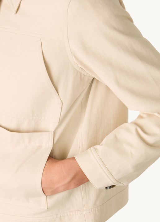 Whistles Dames Mia jack met steekzakken in de kleur Naturel